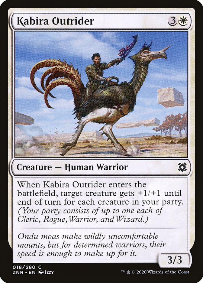 Kabira Outrider 18/280 (Zendikar Rising)  - Foil | Chromatic Games