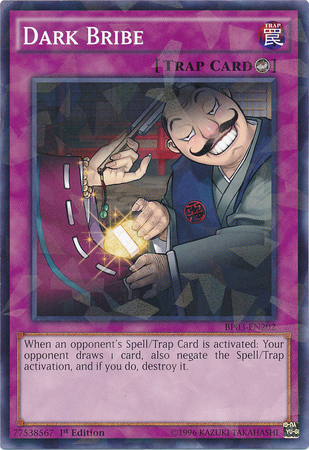 Dark Bribe [BP03-EN202] Shatterfoil Rare | Chromatic Games