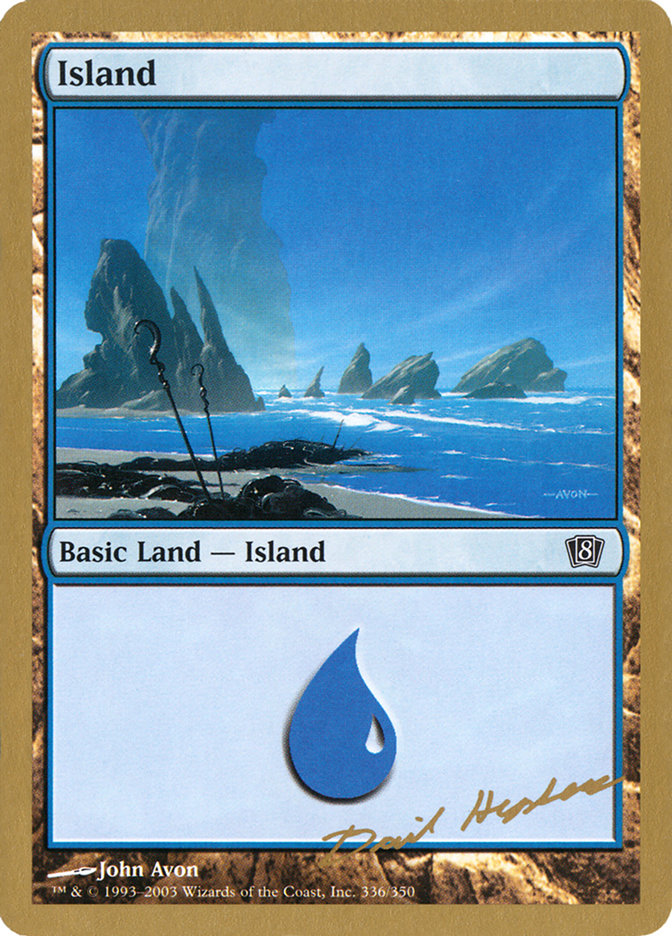 Island (dh336) (Dave Humpherys) [World Championship Decks 2003] | Chromatic Games