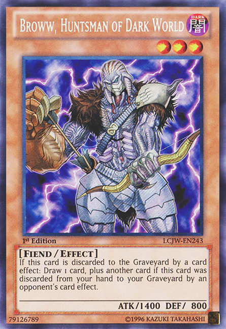 Broww, Huntsman of Dark World [LCJW-EN243] Secret Rare | Chromatic Games