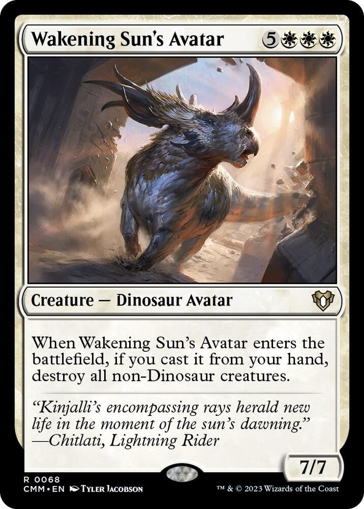 Wakening Sun's Avatar 68 (Commander Masters)  | Chromatic Games