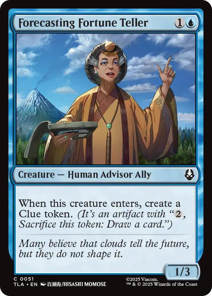 Forecasting Fortune Teller 51/286 (Avatar: The Last Airbender)  | Chromatic Games