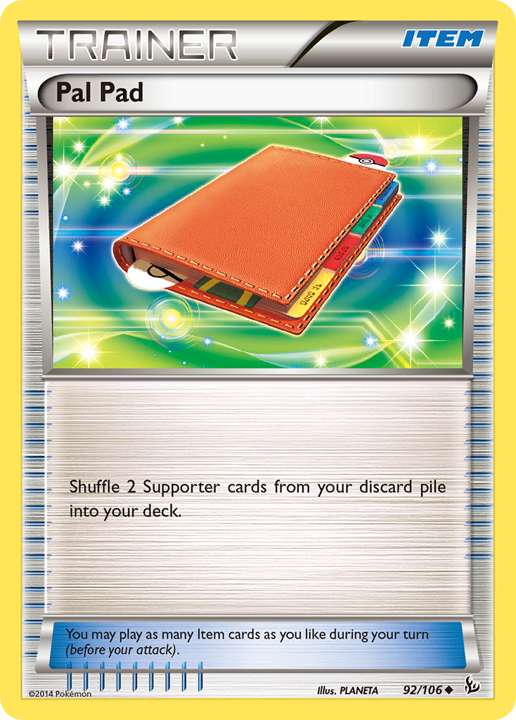 Pal Pad (92/106) [XY: Flashfire] | Chromatic Games