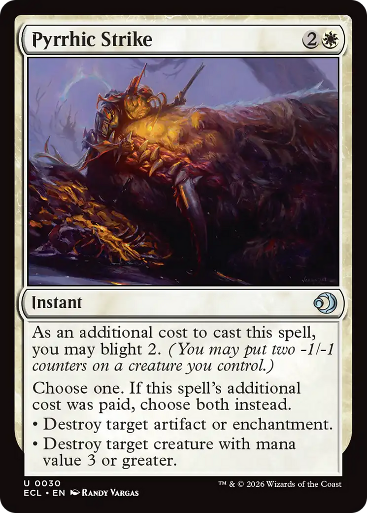 Pyrrhic Strike [Lorwyn Eclipsed] | Chromatic Games