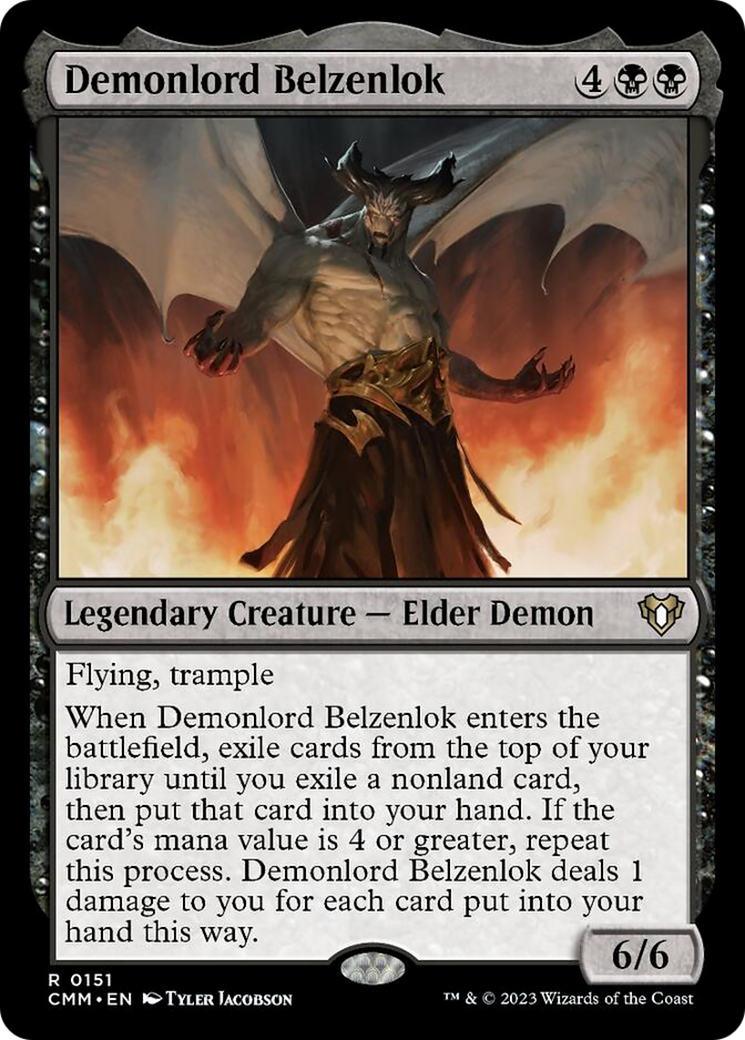 Demonlord Belzenlok [Commander Masters] | Chromatic Games