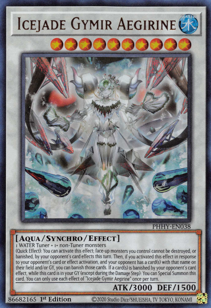 Icejade Gymir Aegirine [PHHY-EN038] Ultra Rare | Chromatic Games