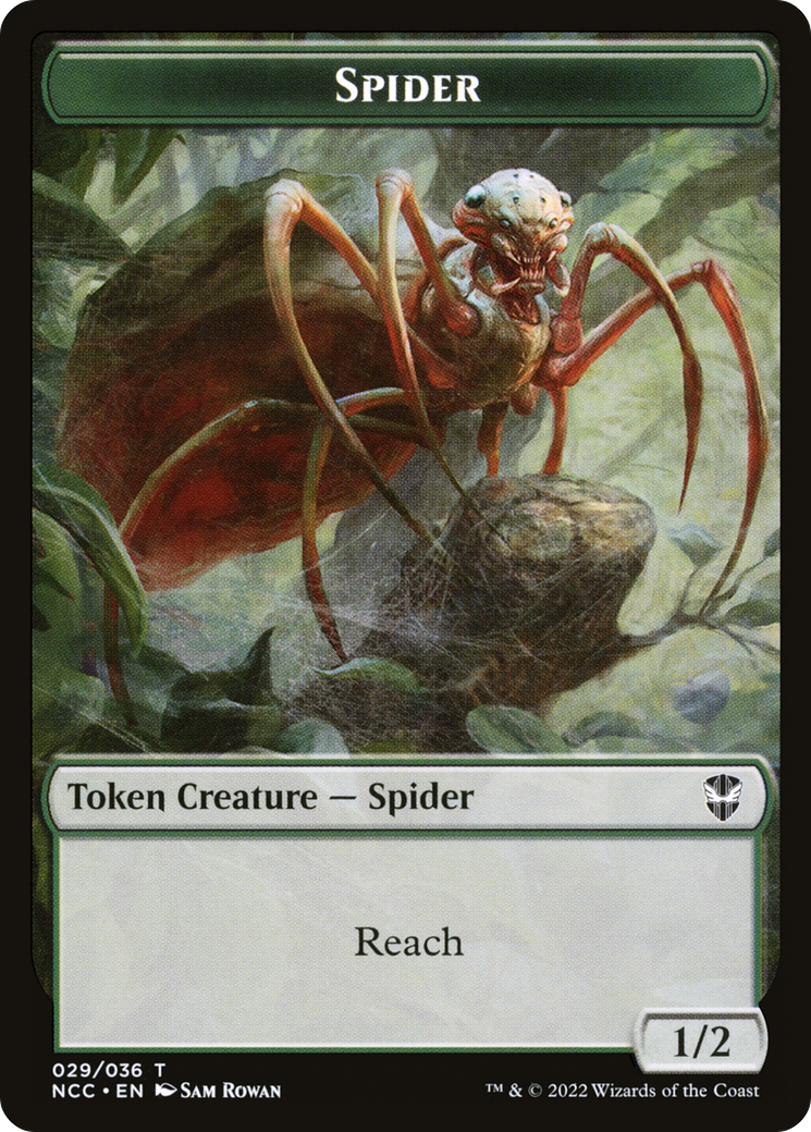 Treasure // Spider Double-Sided Token [The List] | Chromatic Games