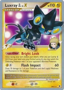 Luxray GL LV.X (109/111) (Crowned Tiger - Tsubasa Nakamura) [World Championships 2009] | Chromatic Games