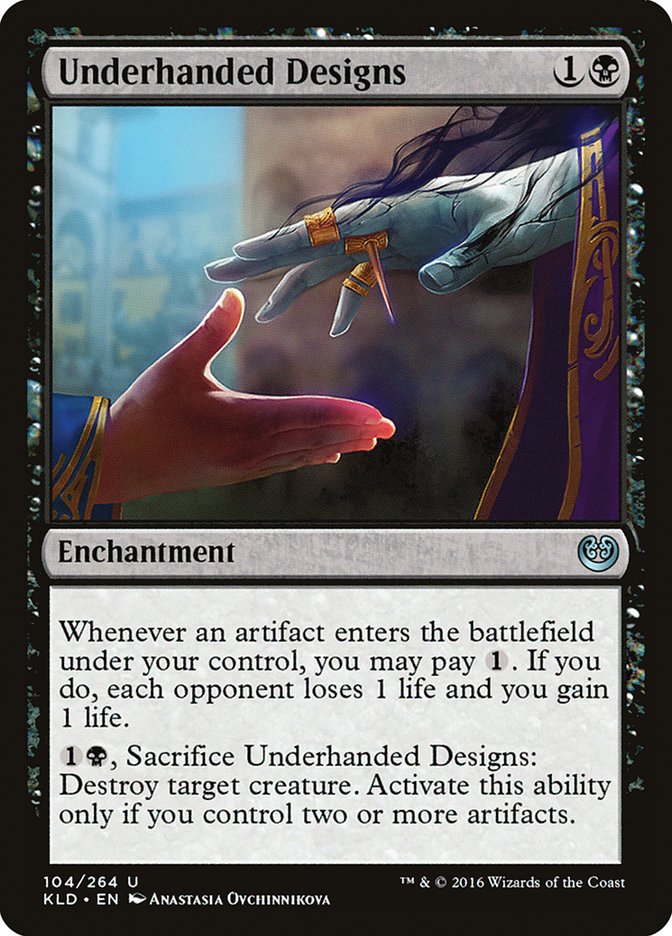 Underhanded Designs [Kaladesh] | Chromatic Games