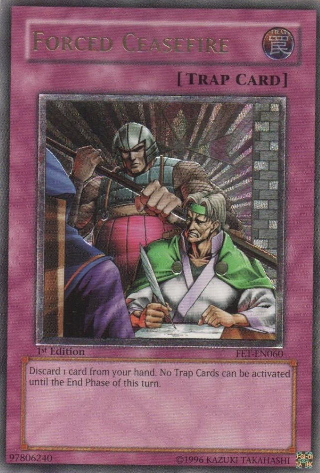 Forced Ceasefire [FET-EN060] Ultimate Rare | Chromatic Games