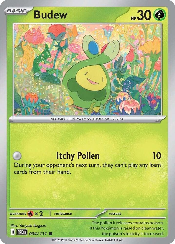 Budew (004/131) [Scarlet & Violet: Prismatic Evolutions] | Chromatic Games