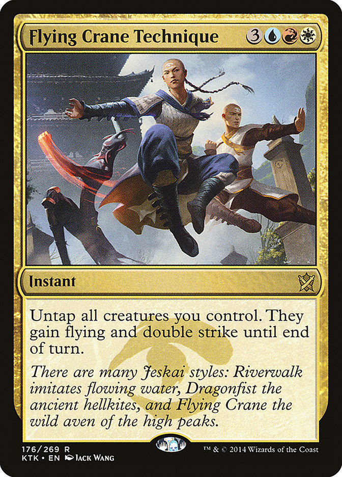 Flying Crane Technique 176 (Khans of Tarkir)  | Chromatic Games