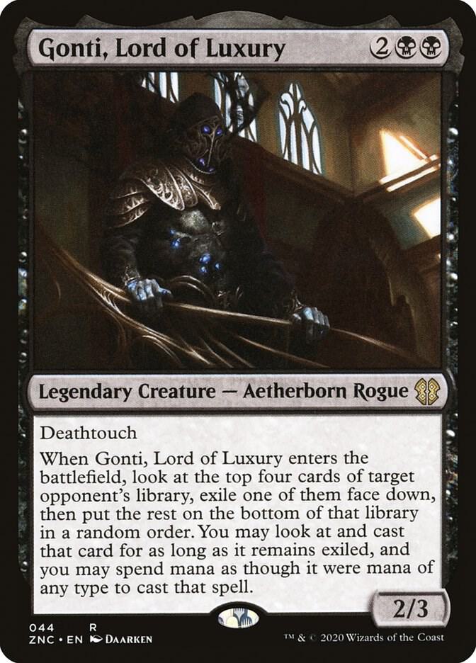 Gonti, Lord of Luxury 44/142 (Commander: Zendikar Rising)  | Chromatic Games