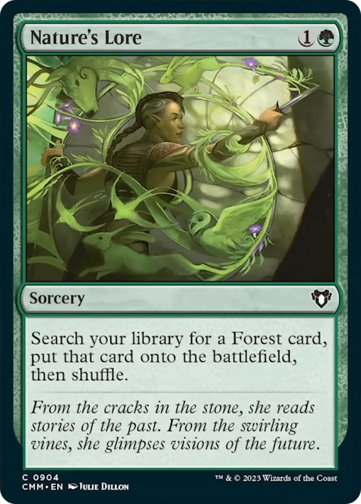 Nature's Lore [Commander Masters] | Chromatic Games