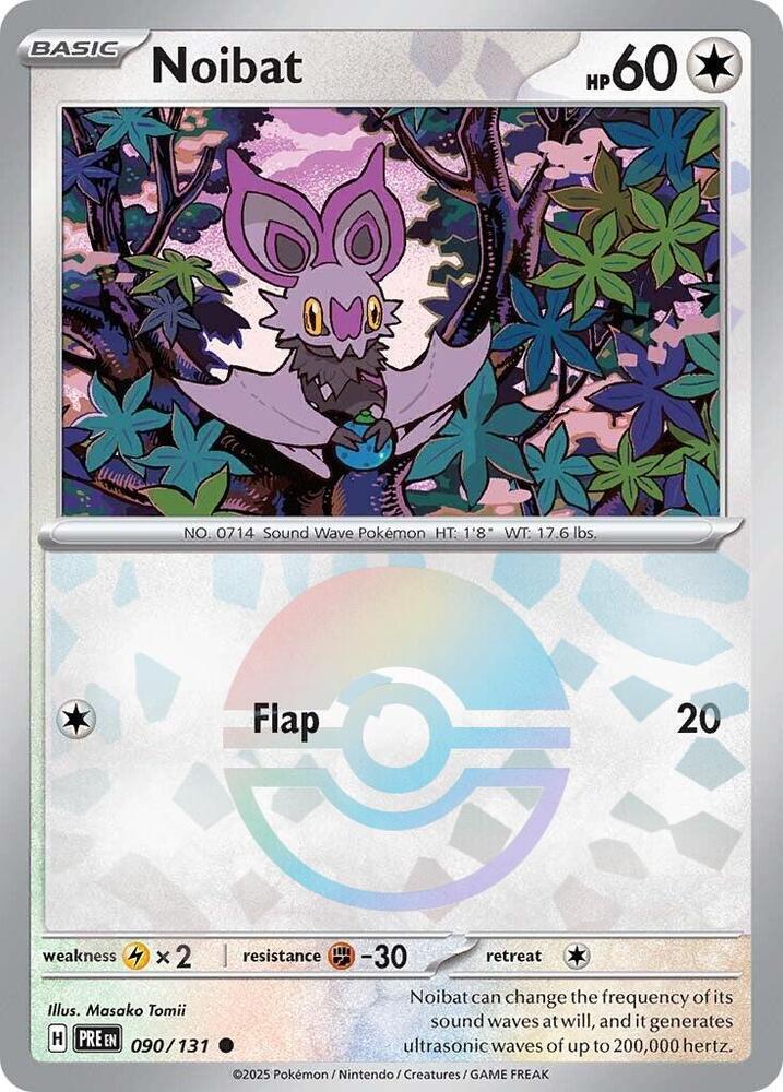 Noibat (090/131) (Poke Ball Pattern) [Scarlet & Violet: Prismatic Evolutions] | Chromatic Games