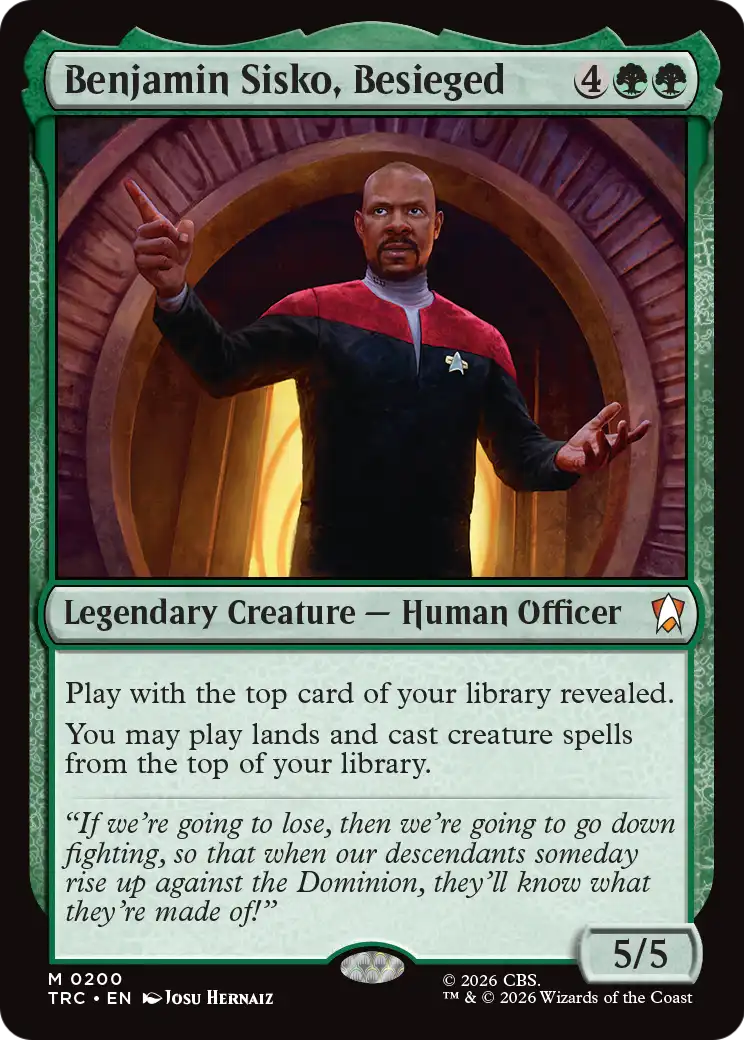Benjamin Sisko, Besieged [Star Trek Commander] | Chromatic Games