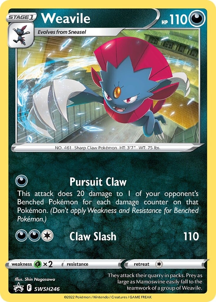 Weavile (SWSH246) [Sword & Shield: Black Star Promos] | Chromatic Games