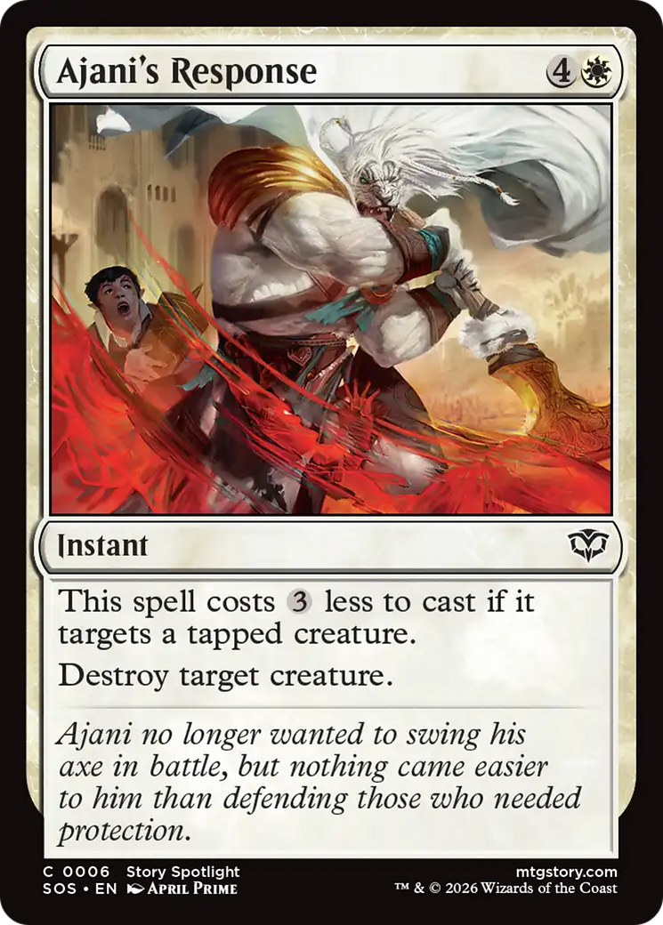 Ajani's Response [Secrets of Strixhaven] | Chromatic Games