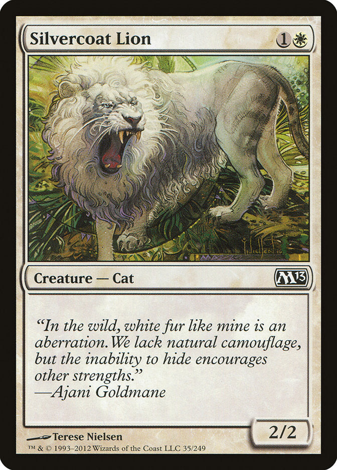 Silvercoat Lion 35/249 (Magic 2013 (M13))  | Chromatic Games