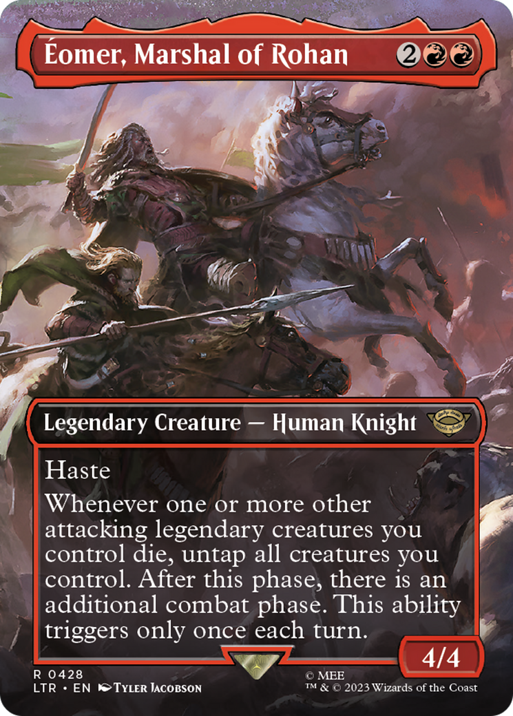 Eomer, Marshal of Rohan (Borderless Alternate Art) [The Lord of the Rings: Tales of Middle-Earth] | Chromatic Games