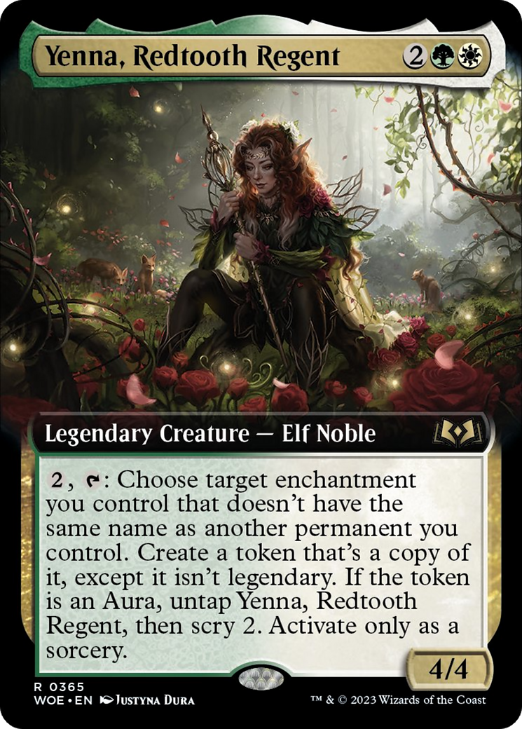 Yenna, Redtooth Regent (Extended Art) [Wilds of Eldraine] | Chromatic Games