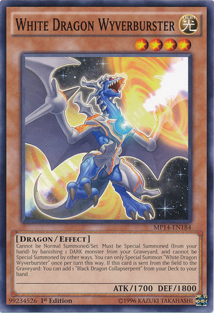 White Dragon Wyverburster [MP14-EN184] Common | Chromatic Games