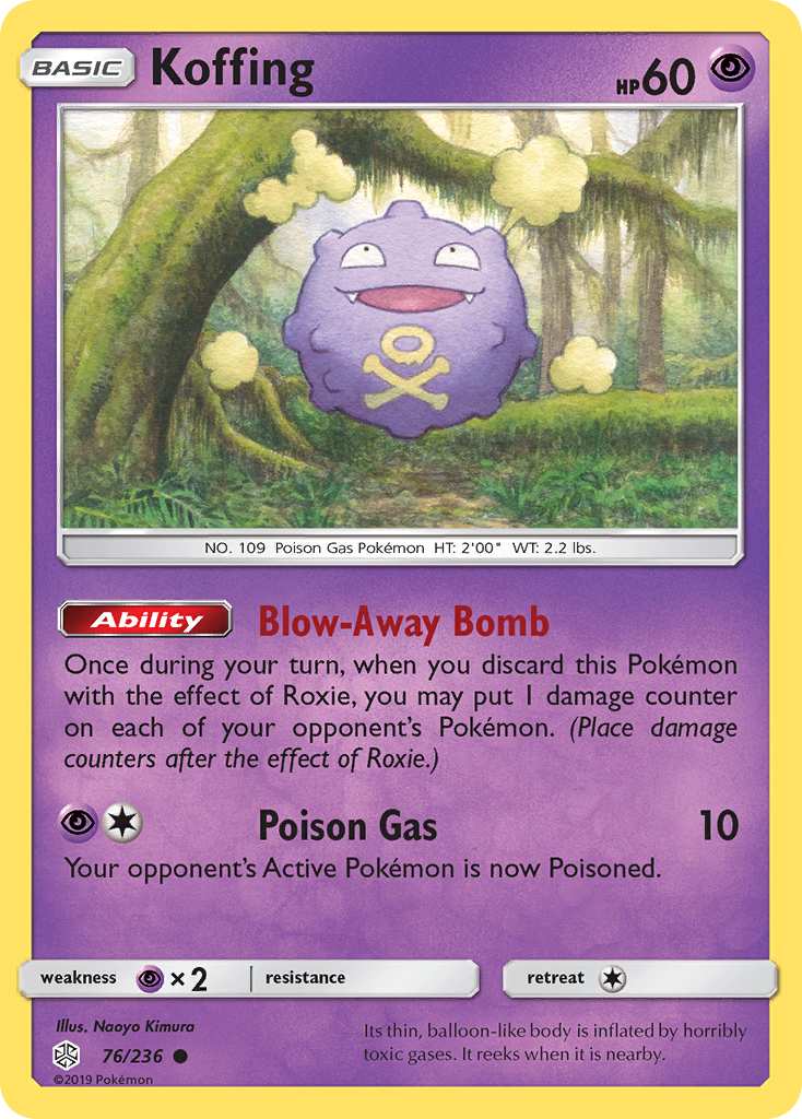 Koffing (76/236) [Sun & Moon: Cosmic Eclipse] | Chromatic Games