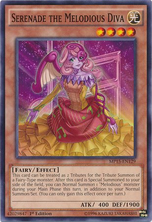 Serenade the Melodious Diva [MP15-EN129] Common | Chromatic Games
