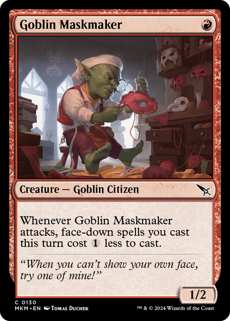 Goblin Maskmaker [Murders at Karlov Manor] | Chromatic Games