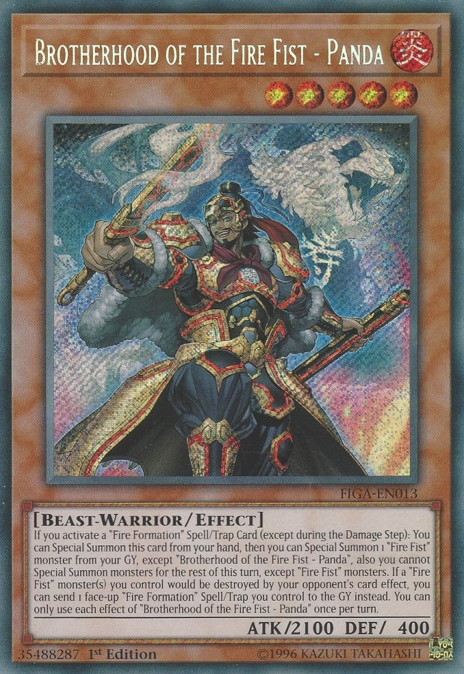 Brotherhood of the Fire Fist - Panda [FIGA-EN013] Secret Rare | Chromatic Games