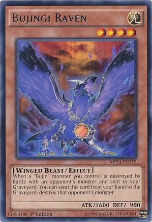 Bujingi Raven [MP14-EN179] Rare | Chromatic Games