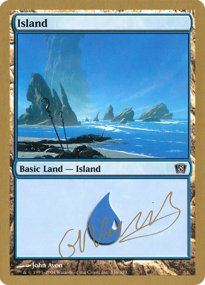 Island (gn336) (Gabriel Nassif) [World Championship Decks 2004] | Chromatic Games