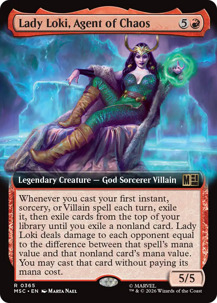 Lady Loki, Agent of Chaos (Extended Art) [Marvel Super Heroes Commander] | Chromatic Games