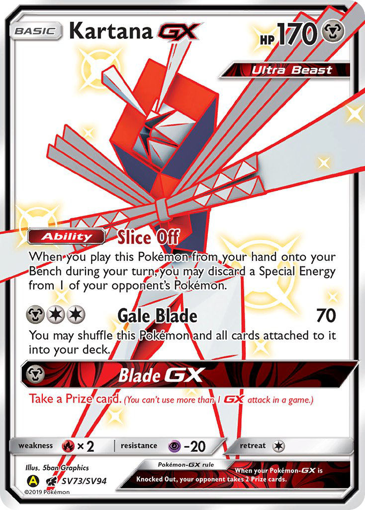Kartana GX (SV73/SV94) [Sun & Moon: Hidden Fates - Shiny Vault] | Chromatic Games