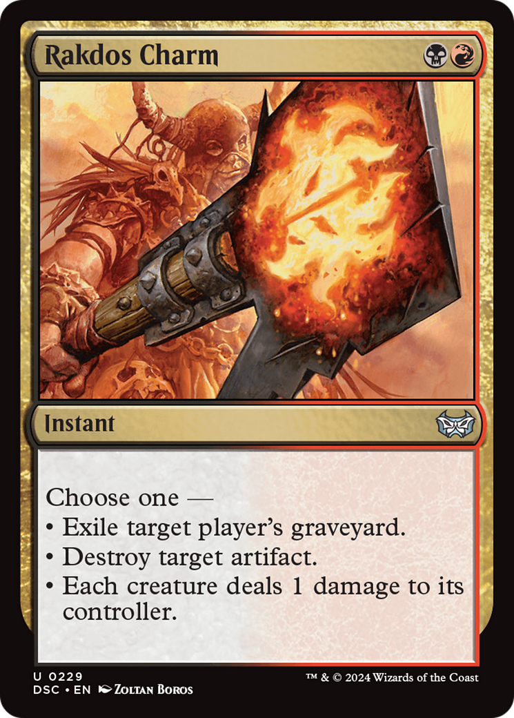 Rakdos Charm [Duskmourn: House of Horror Commander] | Chromatic Games