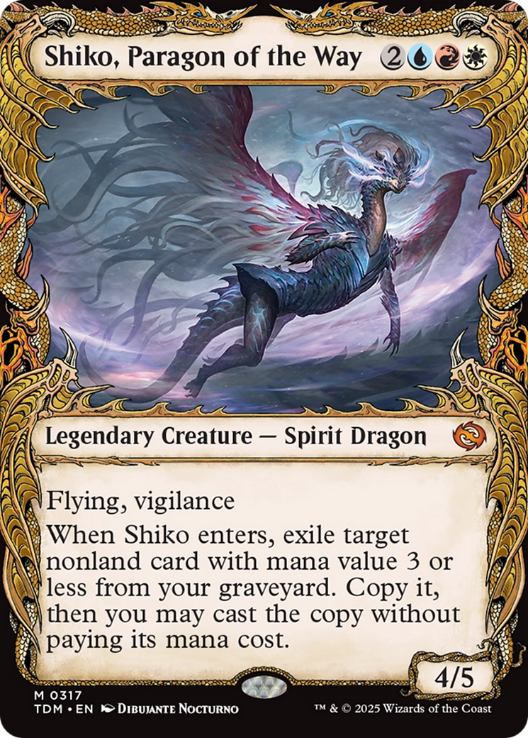 Shiko, Paragon of the Way (Showcase) [Tarkir: Dragonstorm] | Chromatic Games