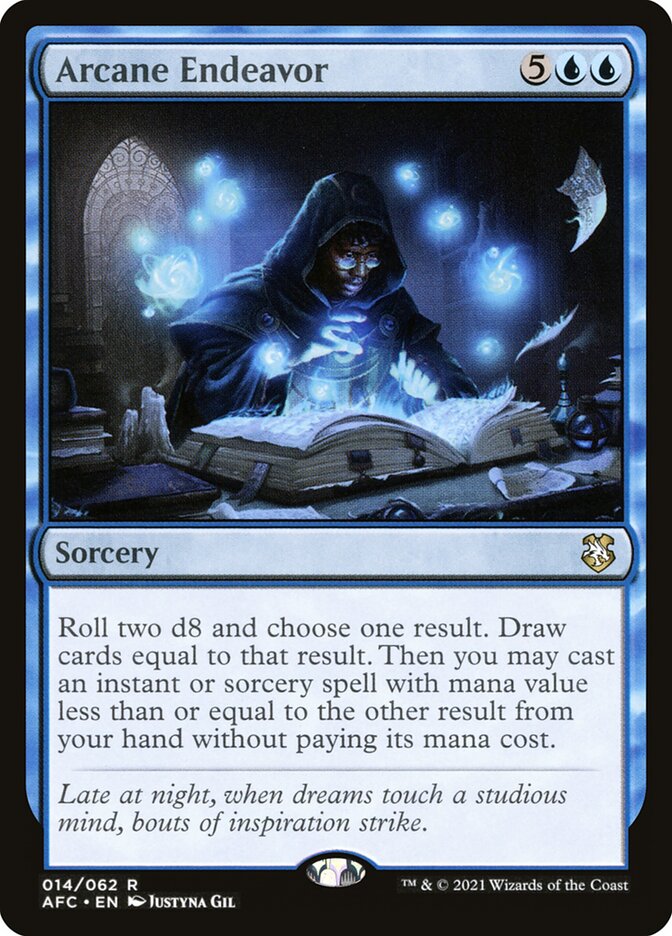 Arcane Endeavor 14/62 (Commander: Adventures in the Forgotten Realms)  | Chromatic Games