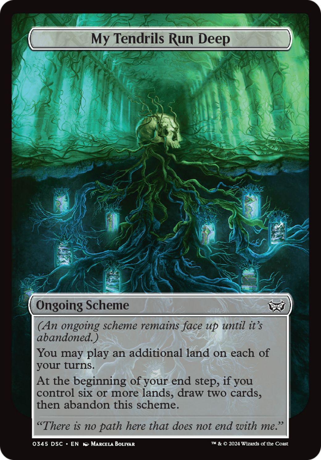 My Tendrils Run Deep (Full Art) [Duskmourn: Archenemy] | Chromatic Games