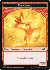 Elemental (009) // Goblin Double-Sided Token [Modern Horizons Tokens] | Chromatic Games