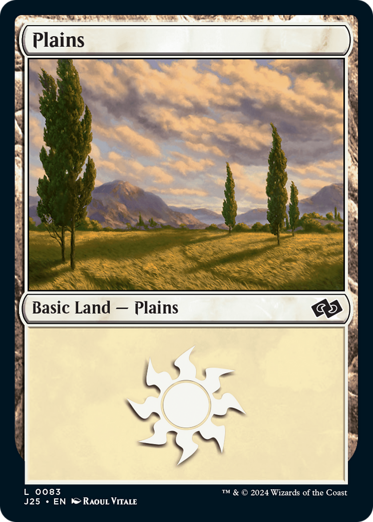 Plains (83) [Foundations Jumpstart] | Chromatic Games