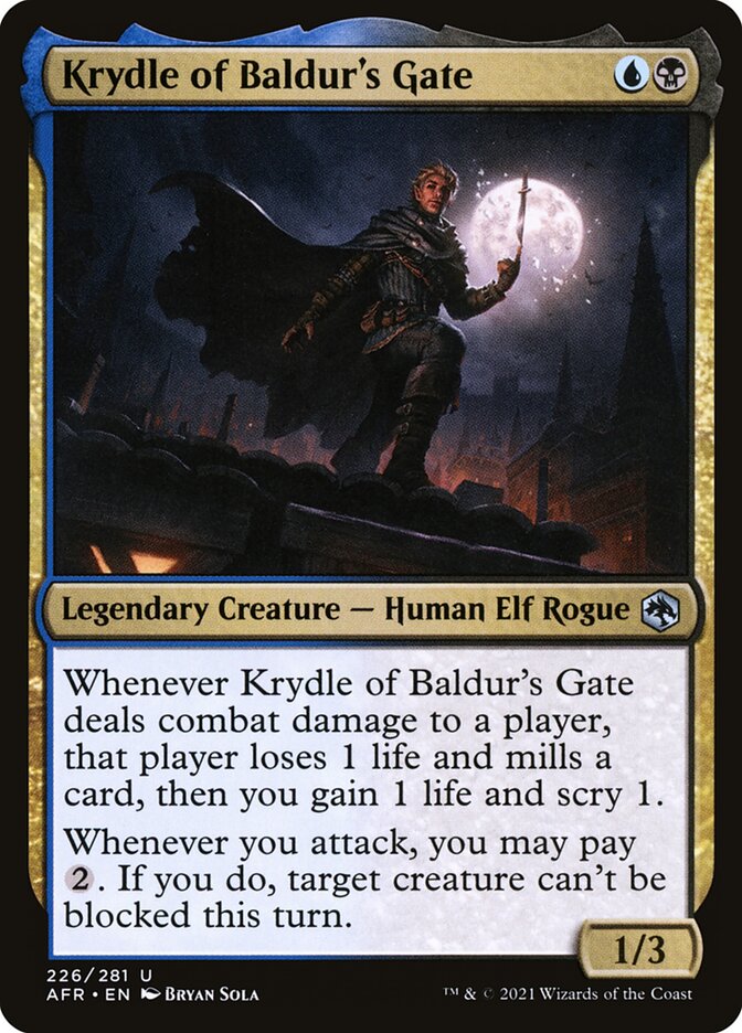 Krydle of Baldur's Gate 226 (Adventures in the Forgotten Realms)  | Chromatic Games