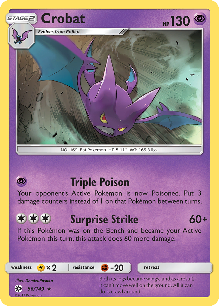 Crobat (56/149) [Sun & Moon: Base Set] | Chromatic Games