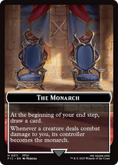 The Blackjack // The Monarch Double-Sided Token (Surge Foil) [FINAL FANTASY Commander Tokens] | Chromatic Games