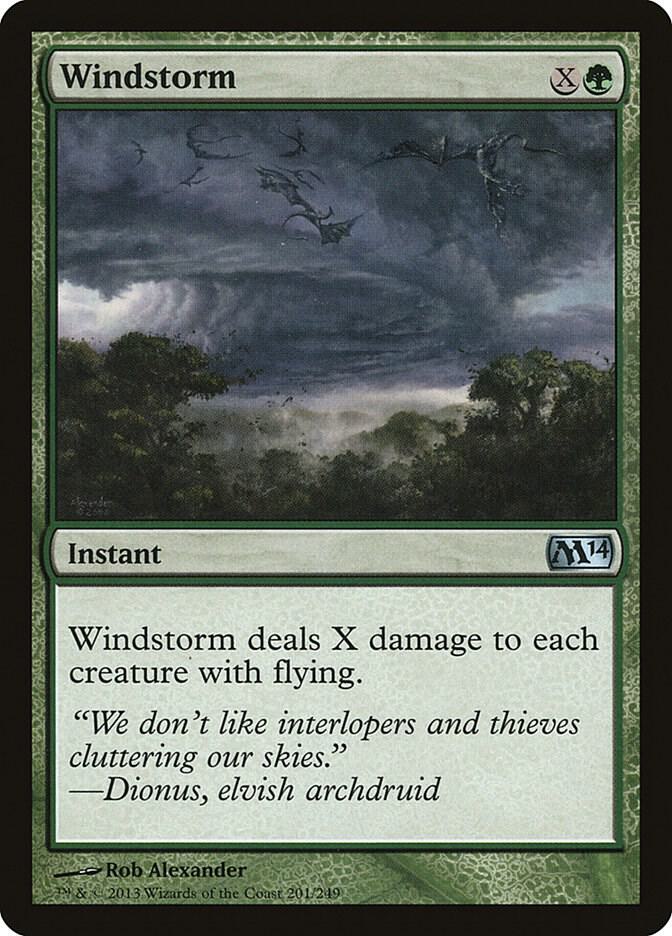 Windstorm 201/249 (Magic 2014 (M14))  | Chromatic Games