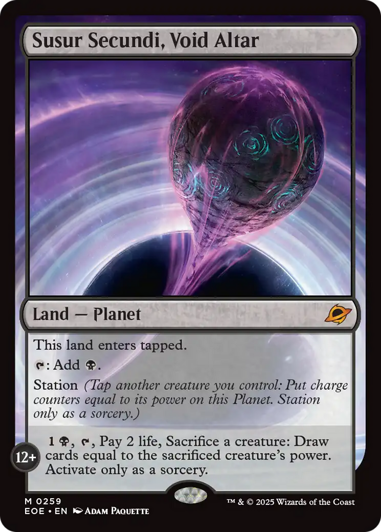 Susur Secundi, Void Altar [Edge of Eternities] | Chromatic Games