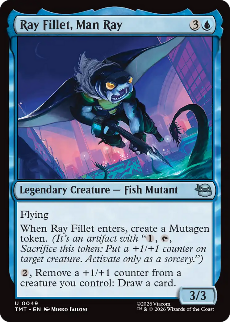 Ray Fillet, Man Ray [Teenage Mutant Ninja Turtles] | Chromatic Games