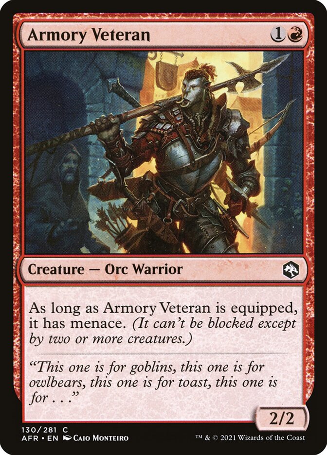 Armory Veteran 130 (Adventures in the Forgotten Realms)  | Chromatic Games
