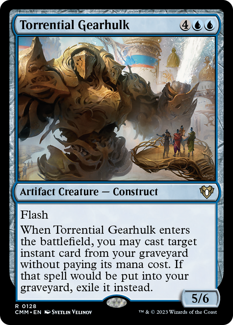 Torrential Gearhulk [Commander Masters] | Chromatic Games