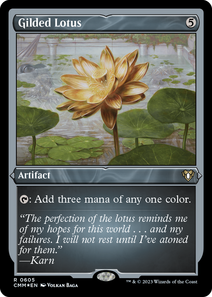 Gilded Lotus (Foil Etched) [Commander Masters] | Chromatic Games