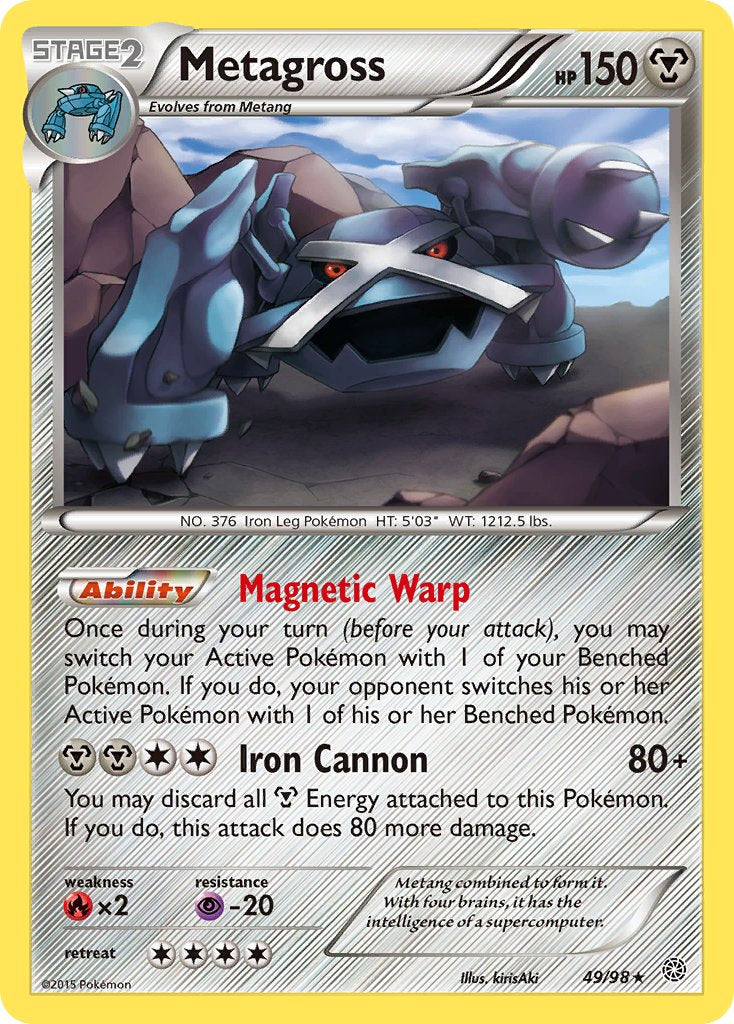 Metagross (49/98) (Theme Deck Exclusive) [XY: Ancient Origins] | Chromatic Games